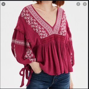American Eagle Pink Blouse
